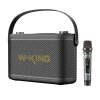 476978 bezdrotovy bluetooth reproduktor w king h10 s 80w mikrofon cierny