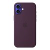 488984 iphone 16 plus silicone case with magsafe plum