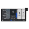 shelly wall display x2 blu ht cierny dotykovy nastenny panel s rele wifi bluetooth cierny
