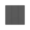 sonoff switchman inteligentny nastenny vypinac m5 matter 3 tlacidlo 86 mm eu typ tmavosivy