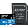 44532 lexar 633x microsdhc sdxc w adap v30 r95 w45 128gb
