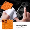 387150 4 k f concept k f 79mm nano b series hand held semi circular prism effect filter with 3pcs vacuum cleaning cloths