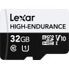 372678 lexar microsd high endurance microsdhc uhs i u1 10 r100 w30 v10 32 gb