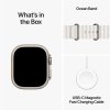 316152 8 apple watch ultra 2 gps cellular 49mm titanium case with white ocean band