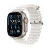 316152 apple watch ultra 2 gps cellular 49mm titanium case with white ocean band
