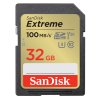 50364 sandisk extreme 32 gb memory card up to 100 mb s uhs i class 10 u3 v30