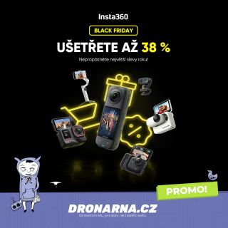 🎥 Insta360 Black Friday 2025 je tady! 💥 Ušetři až 35 % na nejoblíbenějších produktech Insta360 – od 360° kamer X4, GO 3S,...