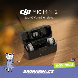🎙️ DJI Mic Mini 2 je tady! Kompaktní bezdrátový mikrofon, který váží jen 11 gramů, ale zvukem předčí mnohem dražší...