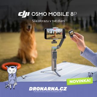 🎬 NOVINKA! DJI Osmo Mobile 8P je tady! 🚀 Představujeme nejnovější gimbal, který posouvá mobilní natáčení na úplně novou...