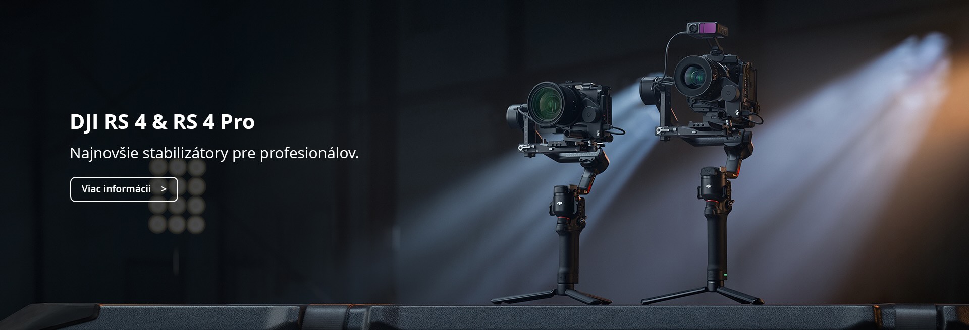 DJI RS 4 a DJI RS 4 Pro