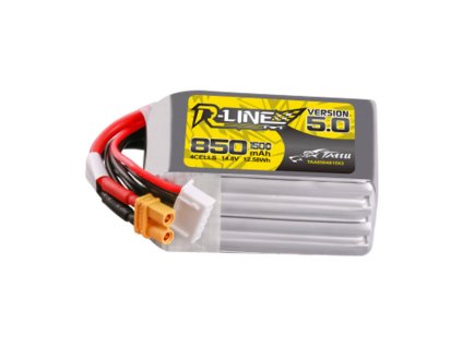 53807 tattu r line verzia 5 0 850 mah 14 8 v 4s1p 150c xt30u f