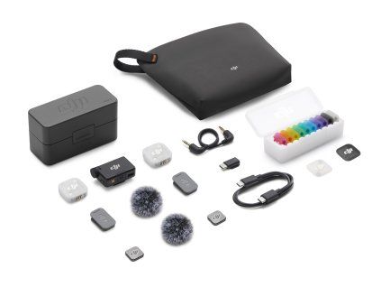 DJI Mic Mini 2 (2 TX + 1 RX + Charging Case) left 45°