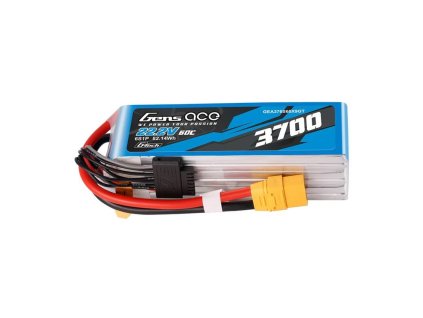 64151 akumulator lipo gens ace g tech 3700mah 22 2v 60c 6s1p xt90