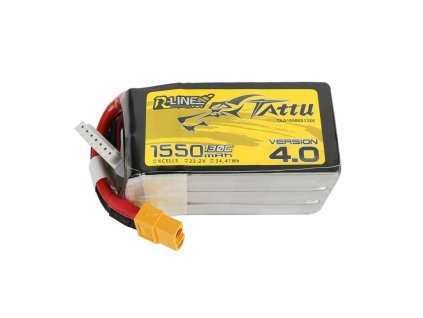 42131 bateria tattu r line 4 0 1550mah 22 2v 130c 6s1p xt60