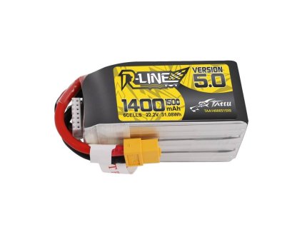 42734 bateria tattu r line 5 0 1400mah 22 2v 150c 6s1p xt60