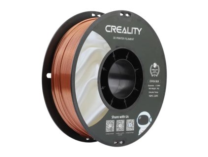 54764 cr silk pla filament creality red copper