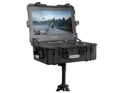 zusatzmonitorset feelworld 215 zoll 1000cdm im koffer mit akku und stativ~2