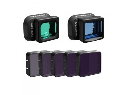 29845 freewell sada filtrov so sirokouhlymi a anamorfickymi objektivmi pre dji mini 3 pro