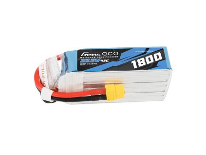 54938 gens ace 1800mah 22 2v 45c 6s1p lipo battery pack
