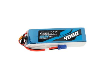40826 gens ace 4000mah 22 2v 45c 6s1p bateria
