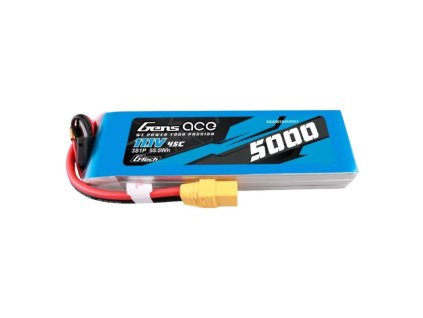 55115 gens ace g tech 5000mah 11 1v 45c 3s1p lipo battery with xt90 plug