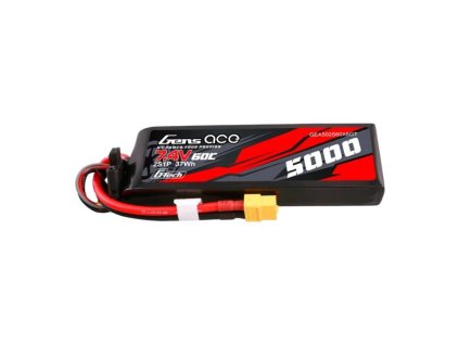 55133 gens ace g tech 5000mah 7 4v 60c 2s1p lipo pc material case with xt60 plug