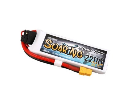 46415 gens ace g tech soaring 2200mah 7 4v 30c 2s1p xt60 battery
