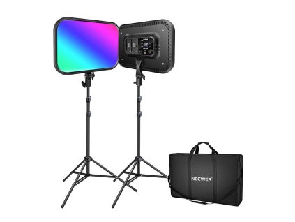 54350 kit neewer rgb168 rgb led two lamps 60w 2500 8500k