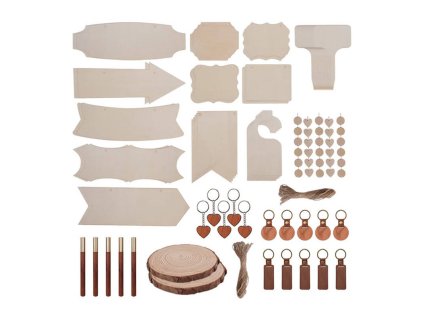 54914 laserpecker wooden engraving materials set 190 pcs