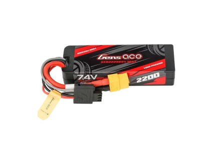 64130 lipo gens ace g tech 2200mah 7 4v 2s1p 60c grp 76 hardcase bateria s xt60 konektorom