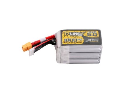 64136 lipo tattu r line verzia 5 0 1800mah 22 2v 150c 6s bateria s konektorom xt60
