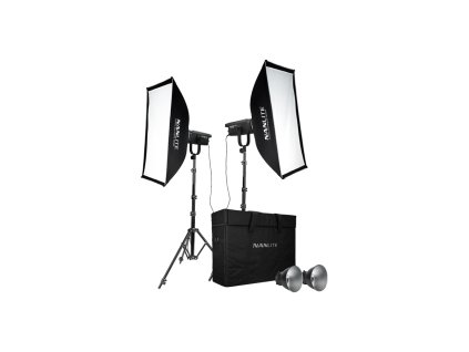 31207 nanlite fs 150 sada 2 led svetel se stojany a softboxy