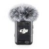 DJI Mic 2发射器（透明黑+防风毛套）正视图