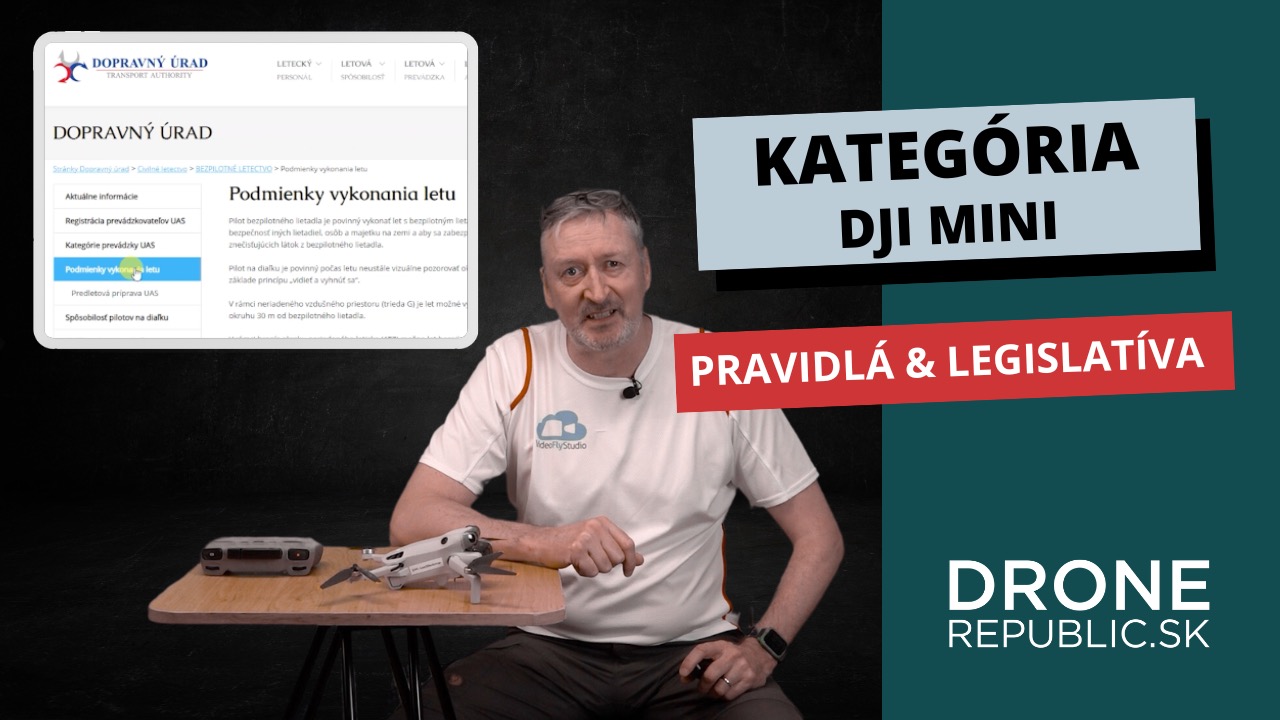 Video: Pravidlá a legislatíva pre drony kategórie C0 (do 250g)