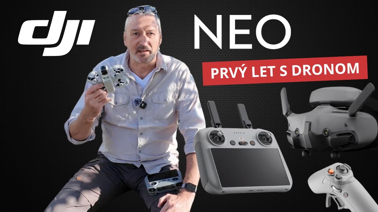 Video: Prvý let s dronom DJI NEO. Na čo si dať pozor?