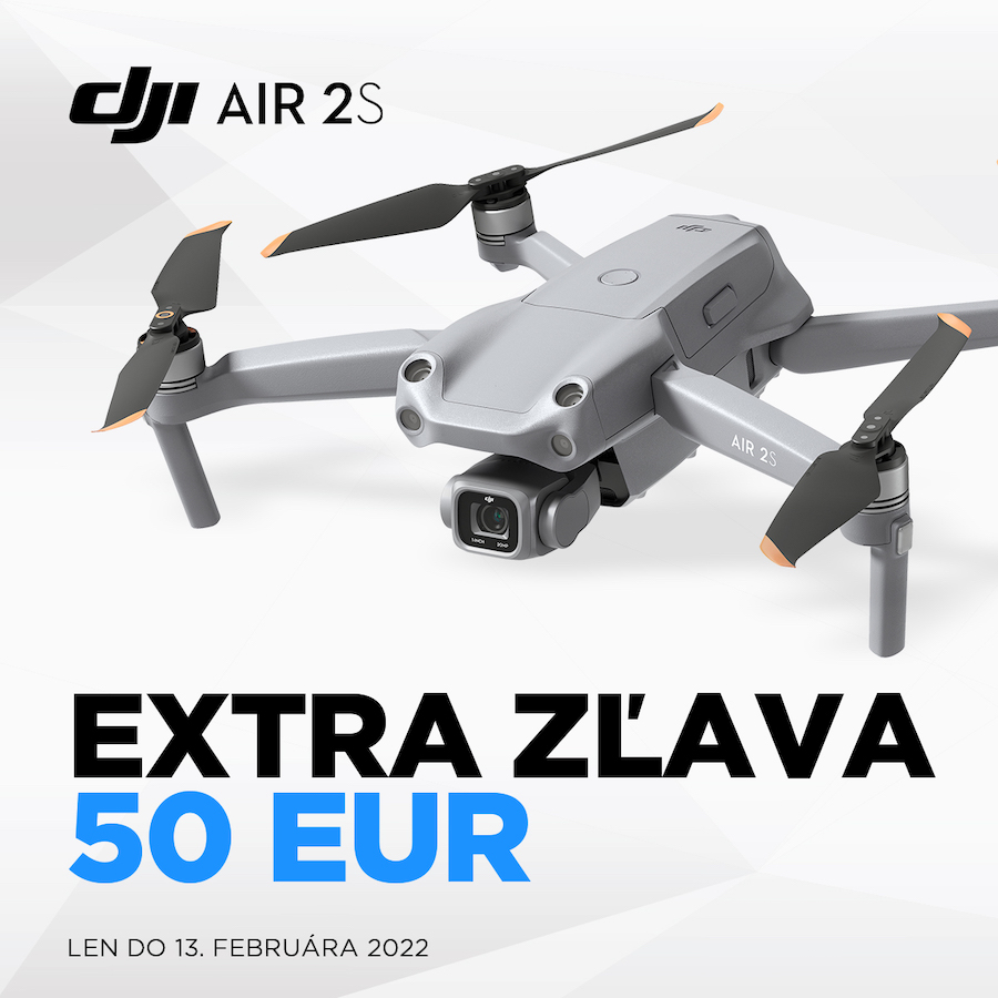Zimný výpredaj DJI: Zľavy na drony Mavic Air 2, Air 2S a FPV