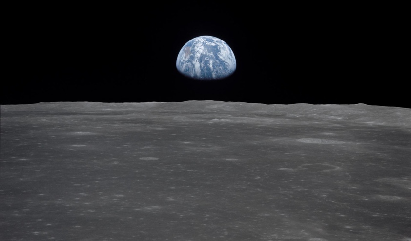 Pohľad na Zem z povrchu Mesiaca, Apollo 11
