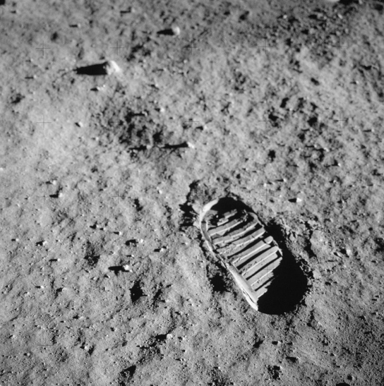 Stopa astronauta na Mesiaci, Apollo 11
