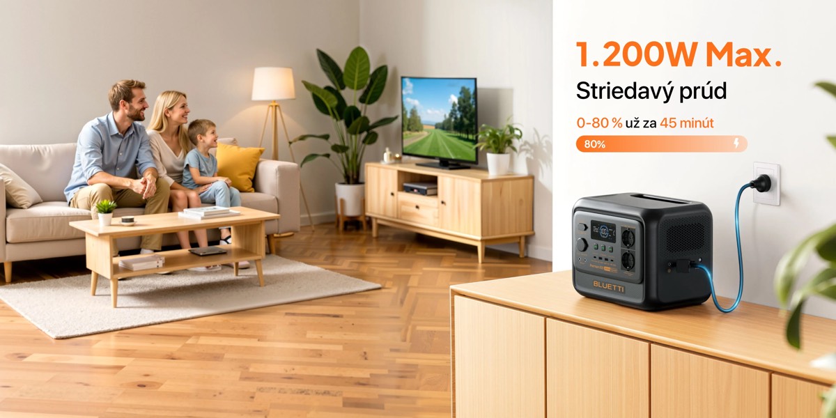 Bluetti Premium 100 V2 prenosná nabíjacia stanica 2000 W, 1024 Wh