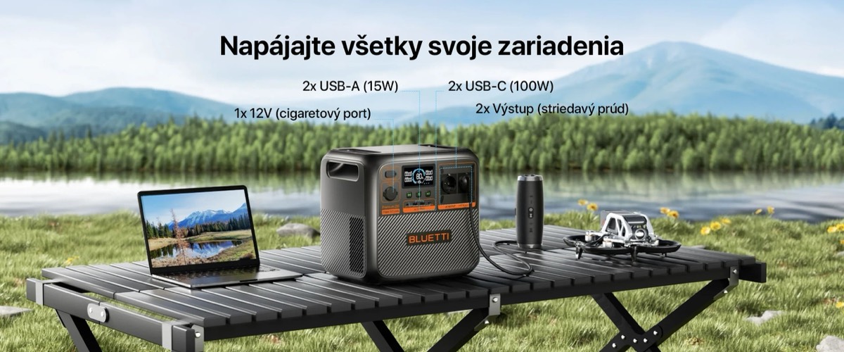 Bluetti Premium 200 V2 prenosná nabíjacia stanica 2700 W, 2073,6 Wh