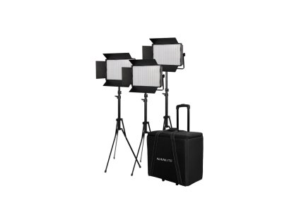Kit Nanlite 3 light kit 1200DSA w/Trolley Case & Light Stand