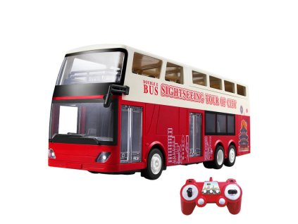 Remote control RC tour bus 1:18 Double Eagle (red) E640-003
