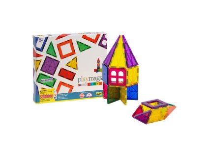 Magnetic tiles 3D Playmags 165 - 32 pcs set