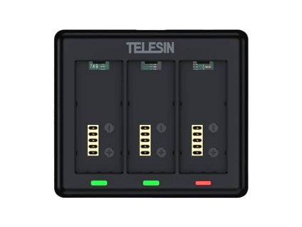 Nabíjačka pre 3 batérie pre GoPro HERO 13 Telesin (S0-BCG-12-TGP)