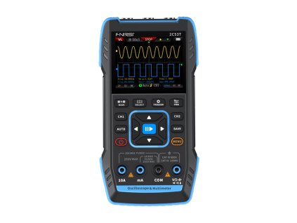 FNIRSI 2C53T prenosný osciloskop 3v1 multimeter generátor signálu
