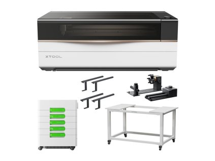 xTool P3 80W laserový gravírovací stroj - sada všetko v jednom