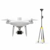 DJI P4 Multispectral + D-RTK 2 High Precision GNSS Mobile Station Combo
