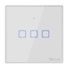 Dotykowy włącznik światła WiFi + RF 433 Sonoff T2 EU TX (3-kanałowy)