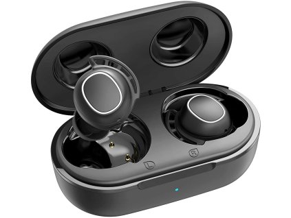 MPOW M30 – bezdrátová sluchátka s dobíjecím boxem, černá