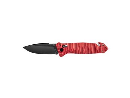 CAC S200 FRENCH ARMY KNIFE TEXTURED G10 RED HANDLE